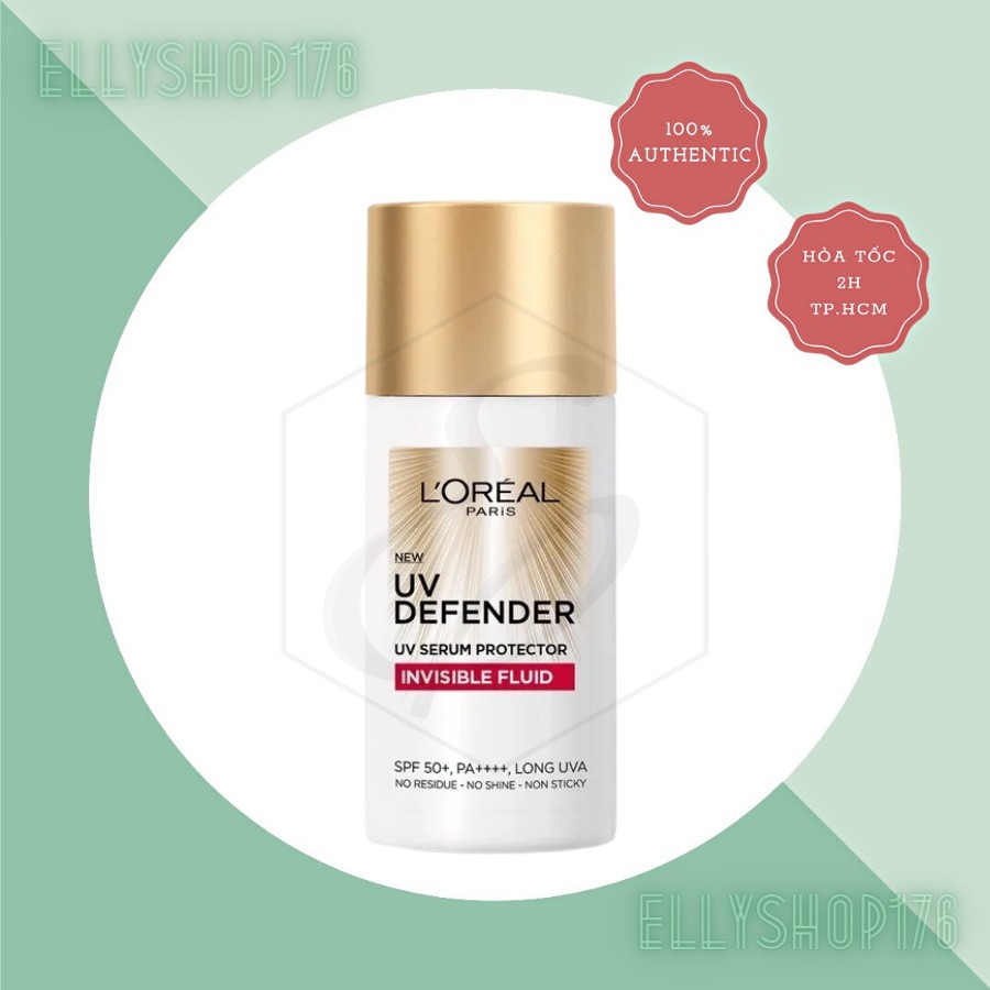 Kem Chống Nắng L'Oreal Paris UV Defender Serum Protactor Invisible Fluide 20x SPF+ 50++++